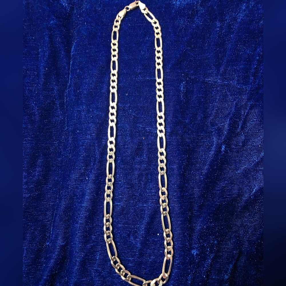 Thick And Heavy Made silver Necklace-